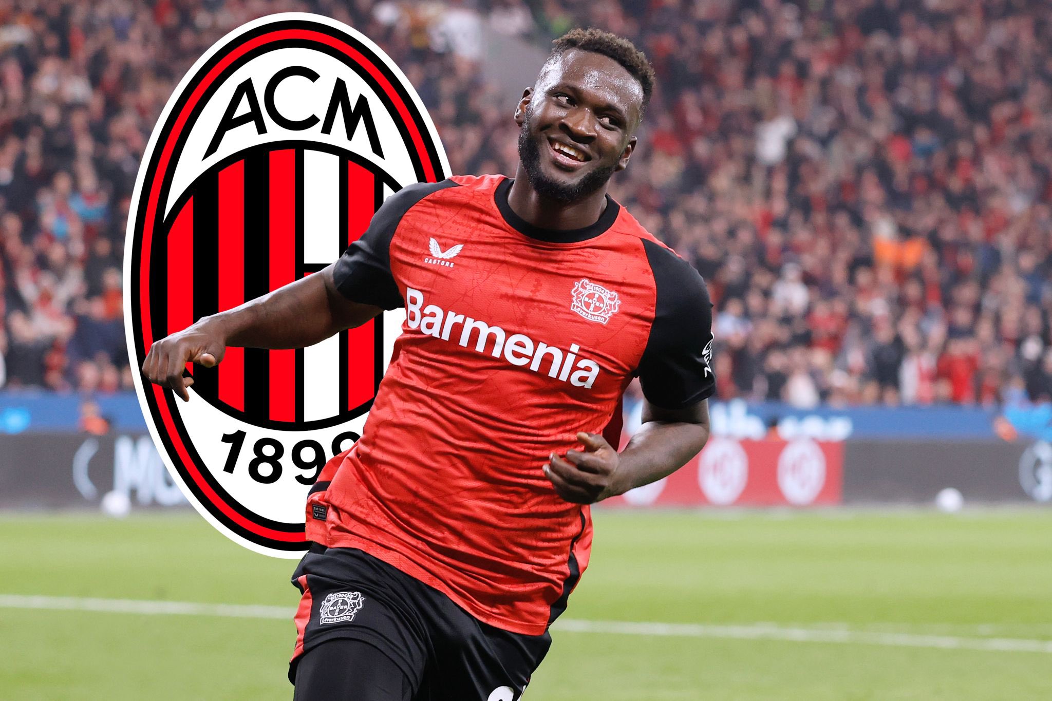 Victor Boniface Close to Signing for AC Milan
