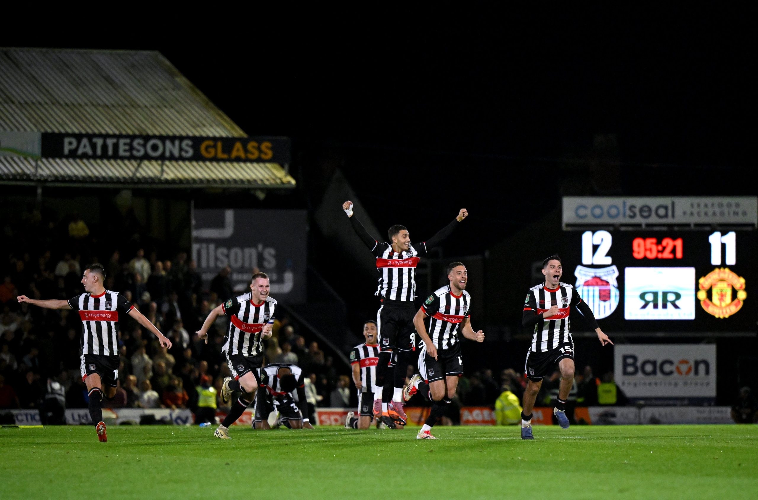 Grimsby knocks Man United out of Carabao Cup