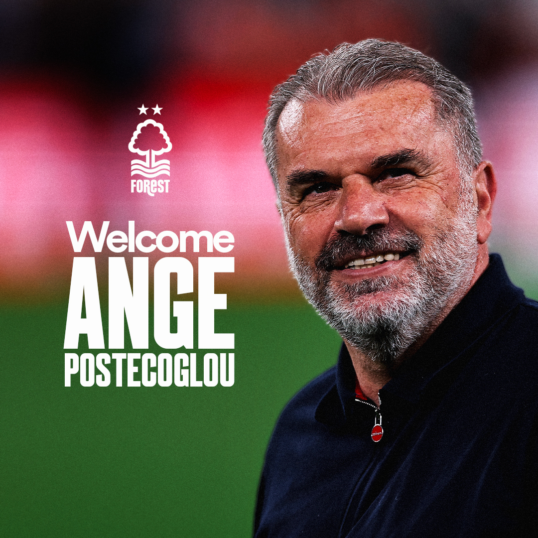 Nottingham Forest appoint Ange Postecoglou as new Head Coach