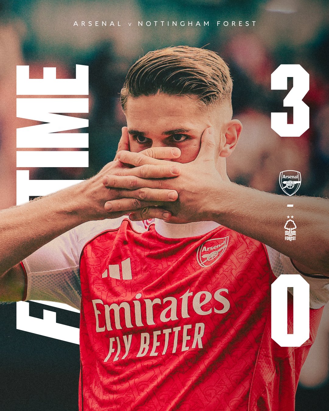 Noni Madueke ran the show as Arsenal cruise to victory, Zubimendi double and Gyokeres strike batter Postecoglou’s first game in charge of Nottingham Forest