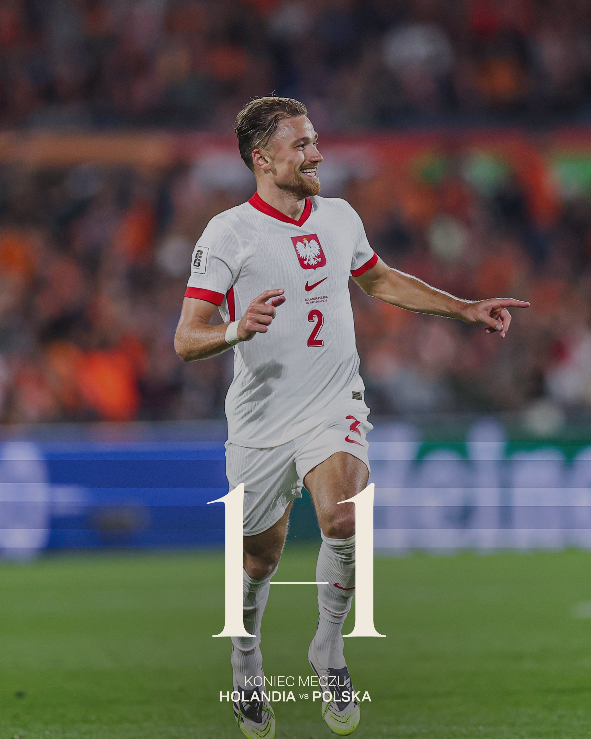 Netherlands held to 1-1 draw against Poland after conceding late equalizer