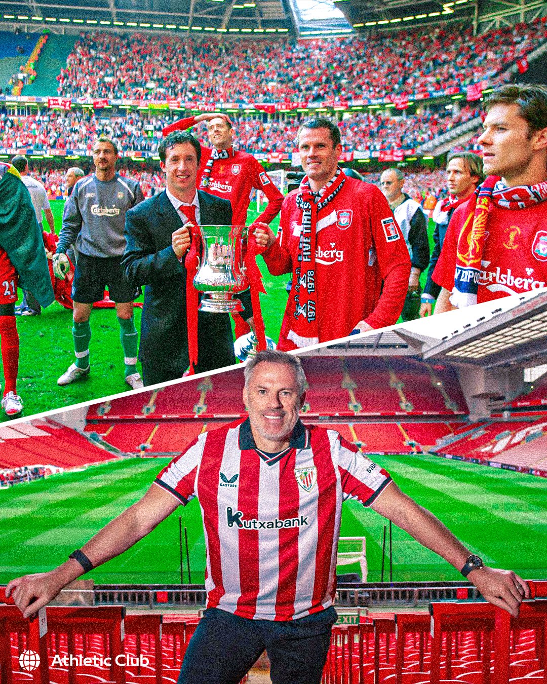 Jamie Carragher honoured as Athletic Club’s ‘One-Club Man’ Award Winner