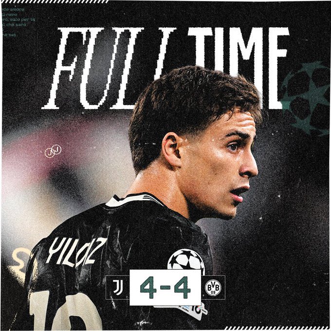 Juventus salvage point against Dortmund with stunning late comeback