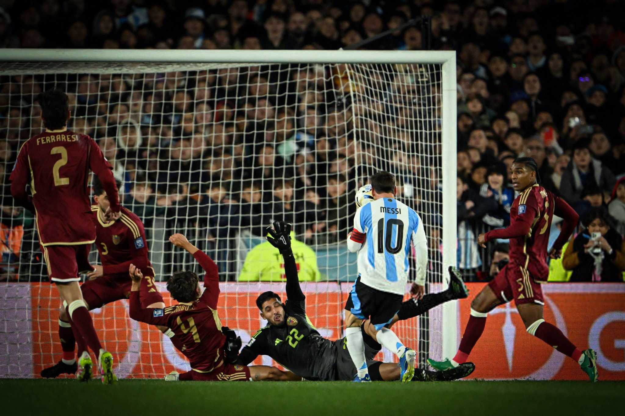 Messi bags brace as Argentina gets 3-0 victory over Venezuela