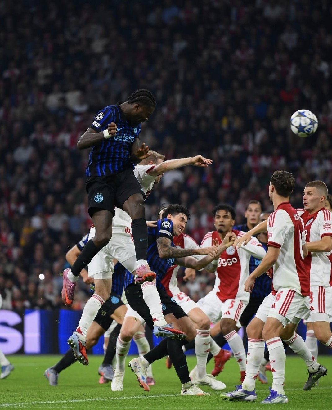 Thuram nets brace as Inter defeat Ajax in one-sided Champions League opener